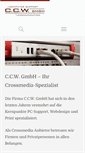 Mobile Screenshot of ccw-gmbh.ch